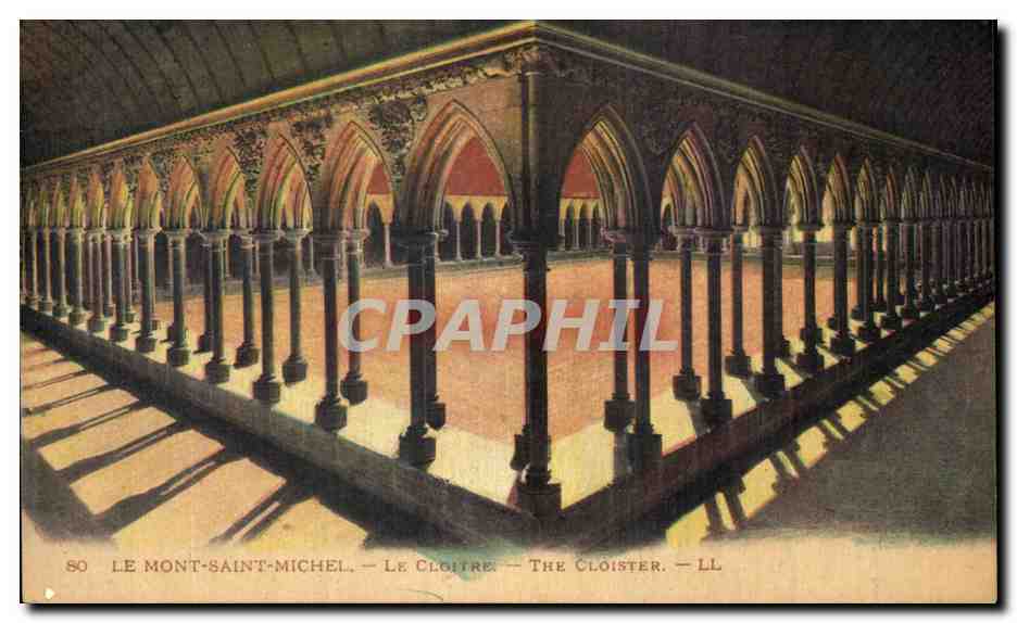 CPA Le Mont Saint Michel Le Cloitre