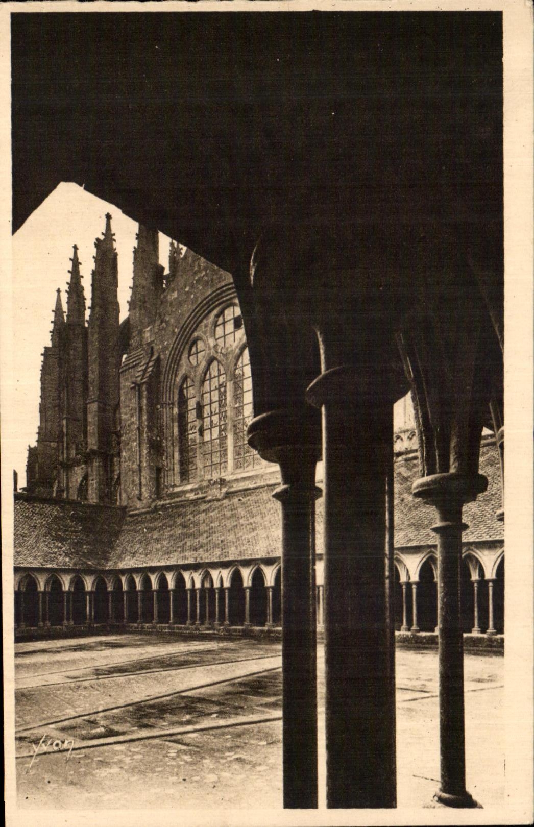 Le Mont-Saint-Michel — Abbaye - Le Cloître — Éditions d'Art Yvonn