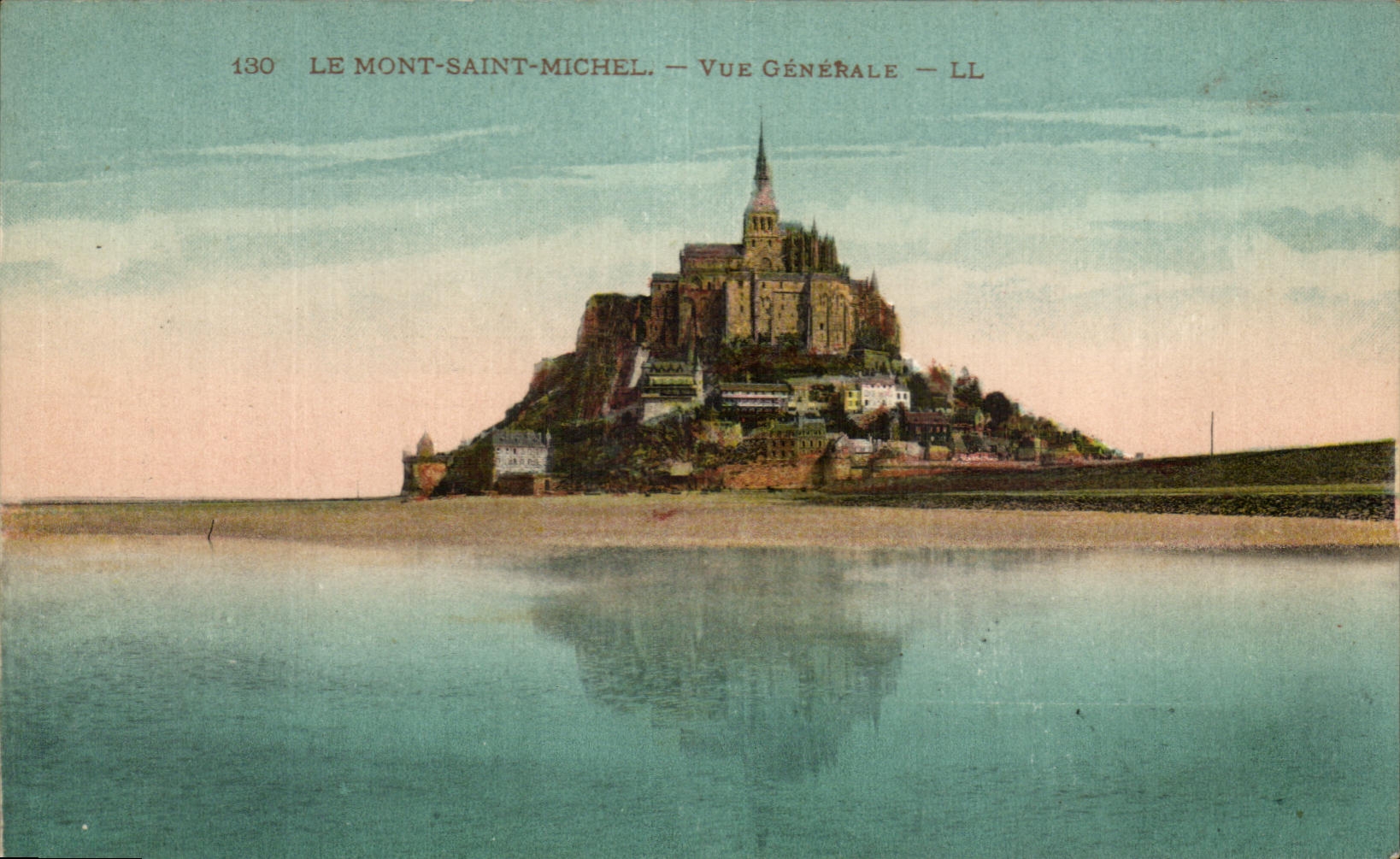 CPA Le Mont Saint Michel Vue Generale