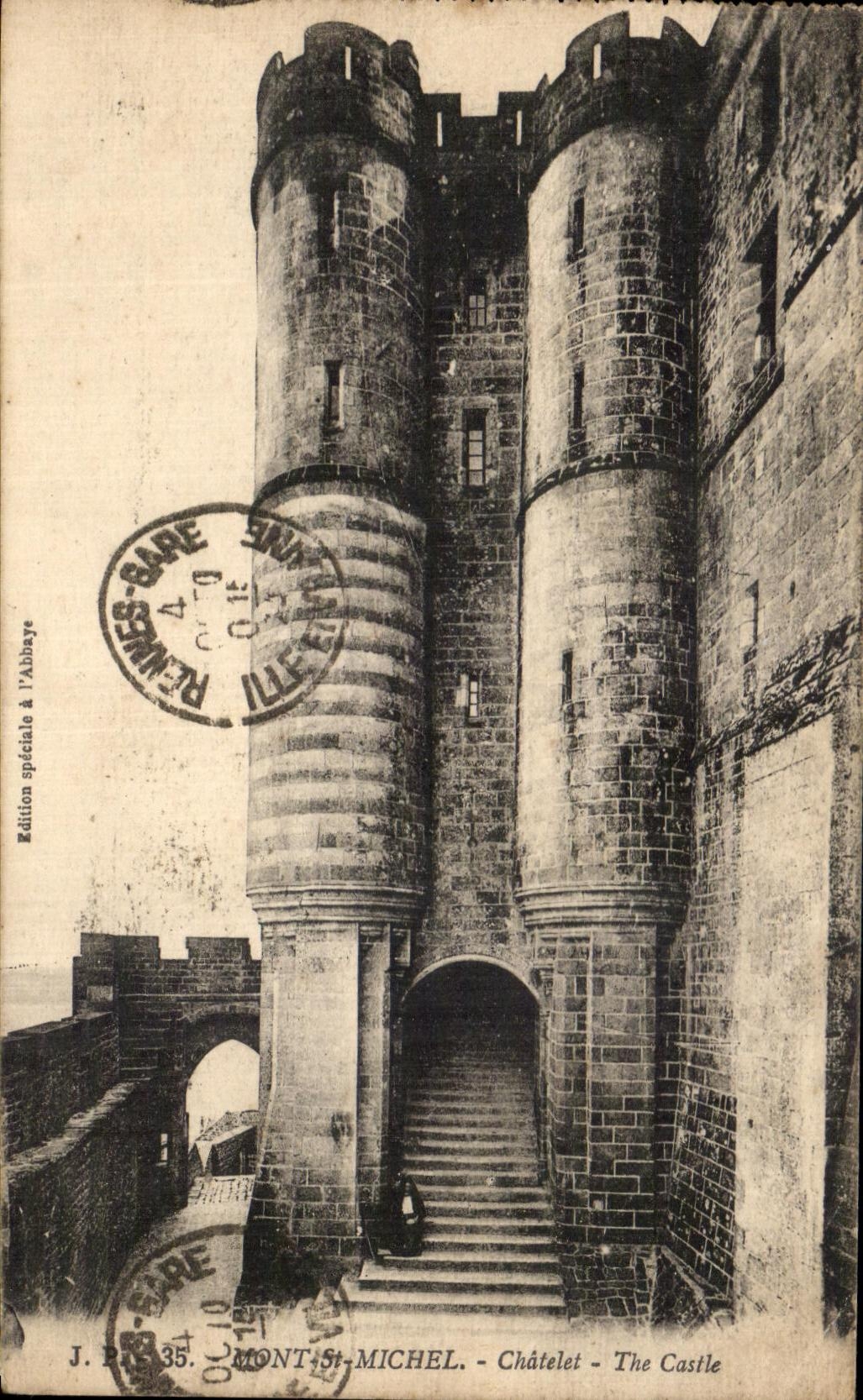 CPA Le Mont Saint Michel Chatelet 