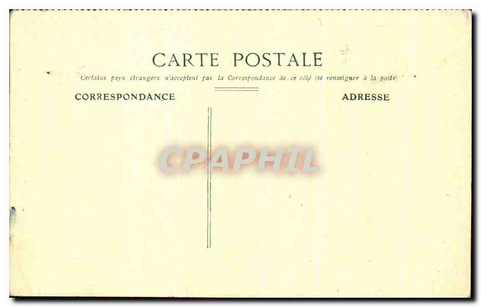 CPA Le Mont St Michel L'Hotel Poulard et ses dependances Train — Verso