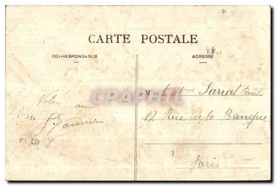 CPA Le Mont St Michel Cote Nord Est Pecheurs — Verso
