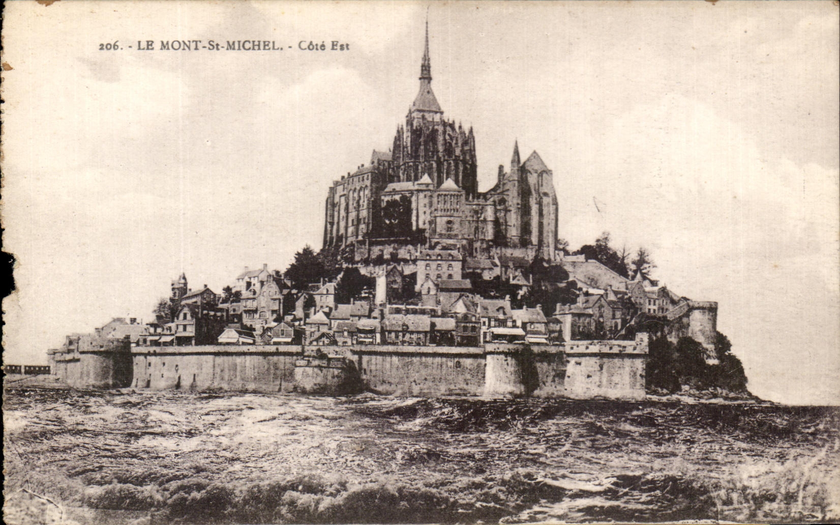 CPA Le Mont St Michel Cote Est