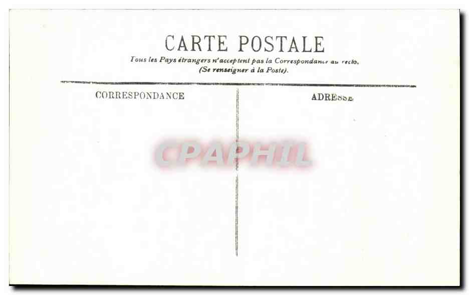 CPA Le Mont St Michel Le Chateau et la Merveille — Verso