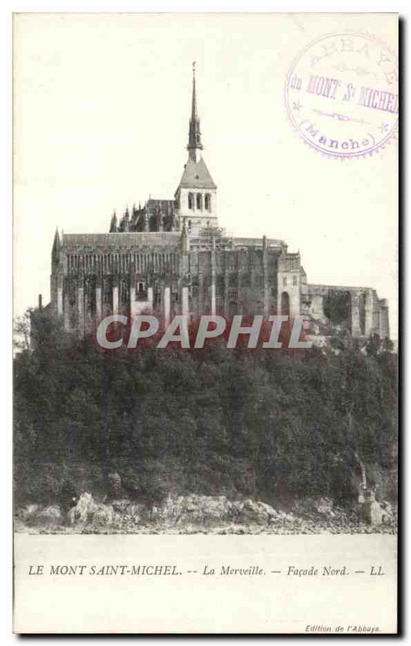 Le Mont Saint-Michel -- La Merveille -- Façade Nord -- LL -- Édition de l'Abbaye