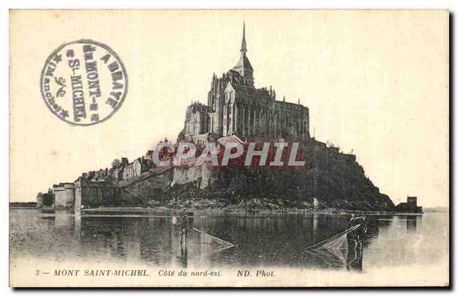 Mont Saint-Michel — Côté du nord-est — ND. Phot.