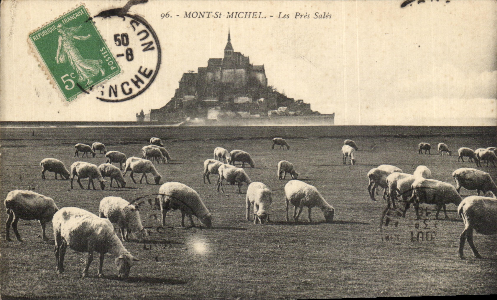 Mont-Saint-Michel — Les Prés Salés — Éditeur non identifié, n° 96