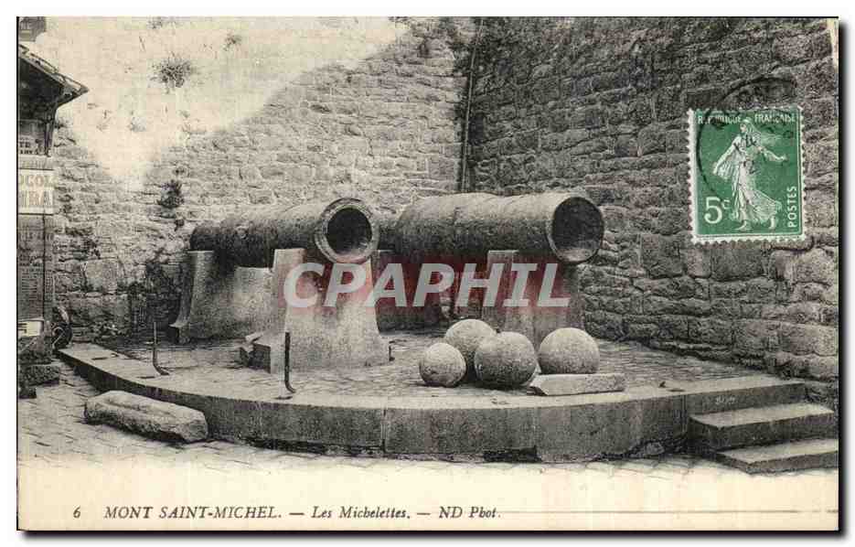 CPA Mont Saint Michel Le Michelettes