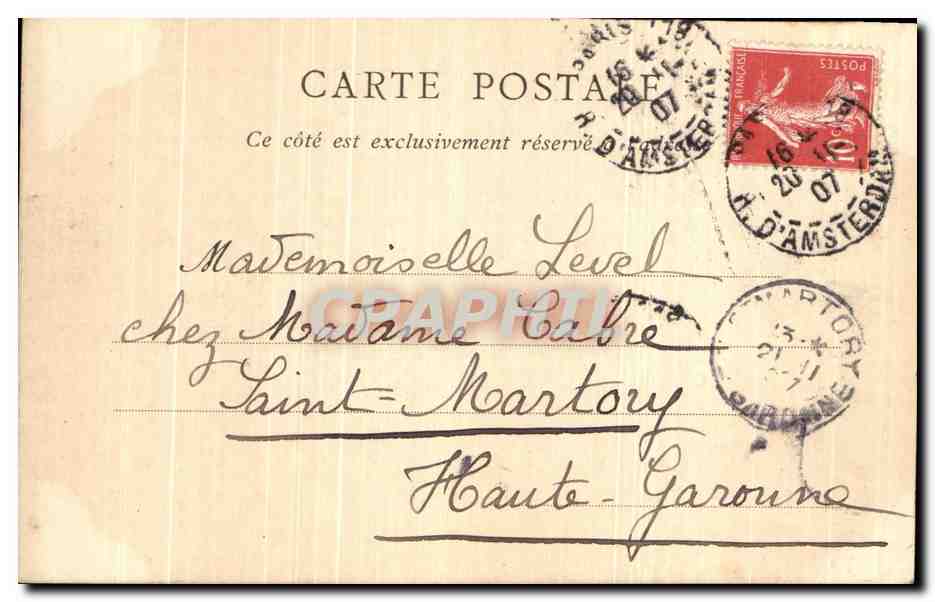 CPA Abbaye du Mont Saint Michel Le Cloitre — Verso
