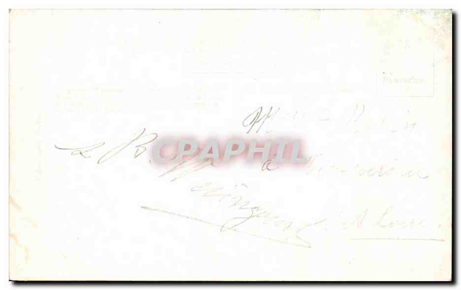 CPA Sphinx Thames Embankment London Egypte  — Rückseite
