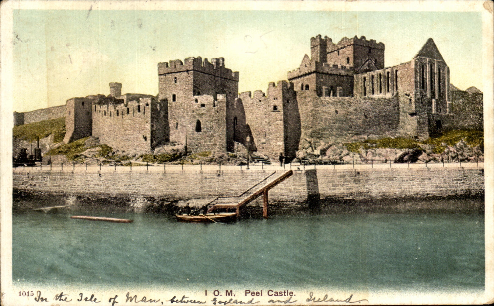 CPA Peel Castle Isle of Man 