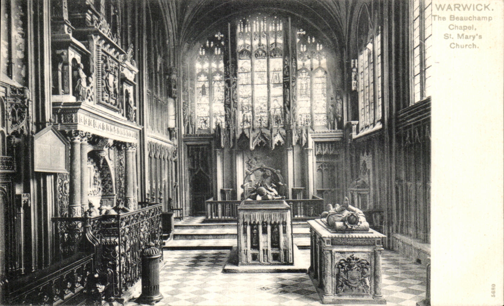CPA Warwick The Beauchamp Chapel St Mary's Church