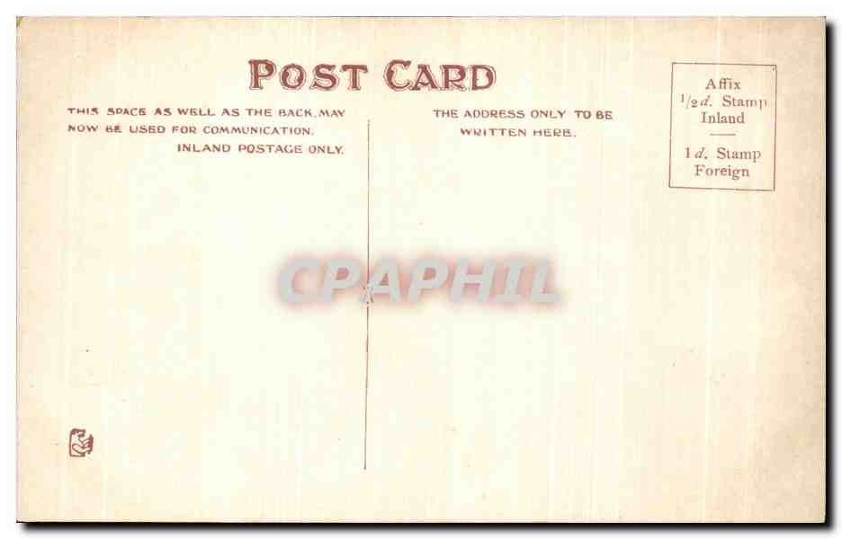 CPA London Horse Guards Parade — Verso
