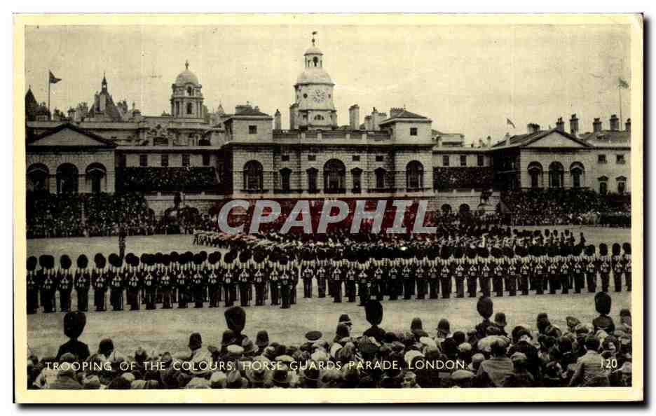 CPA Trooping of the Colours Horse Huards parade London