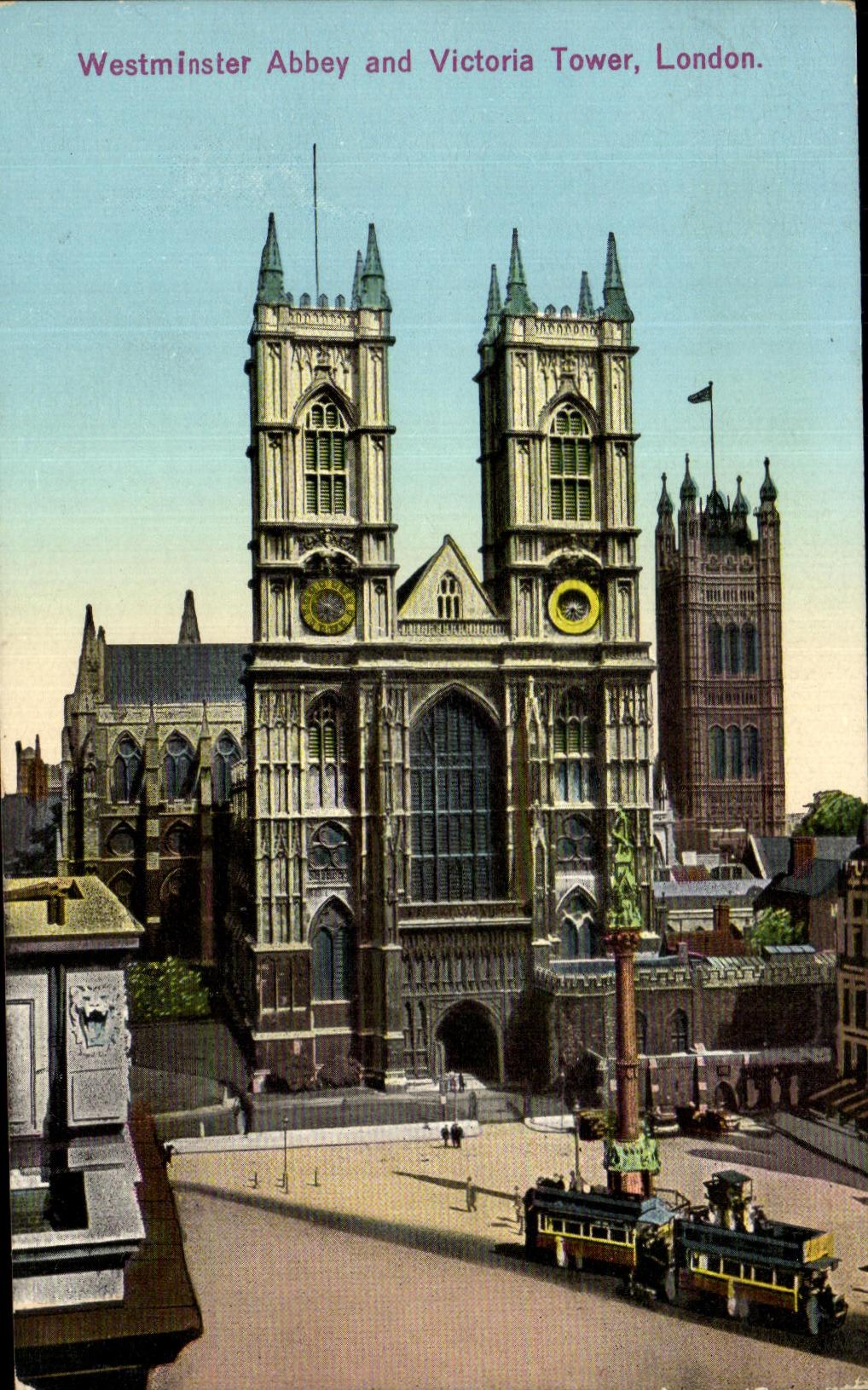CPA Westminster Abbey and Victoria Tower London