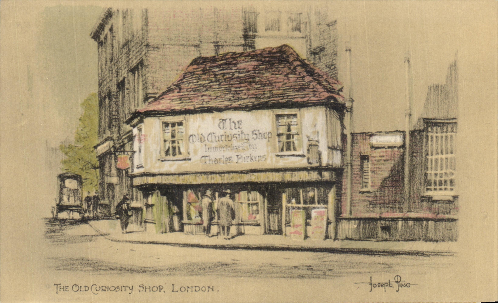CPA The Old Curiosity Shop London