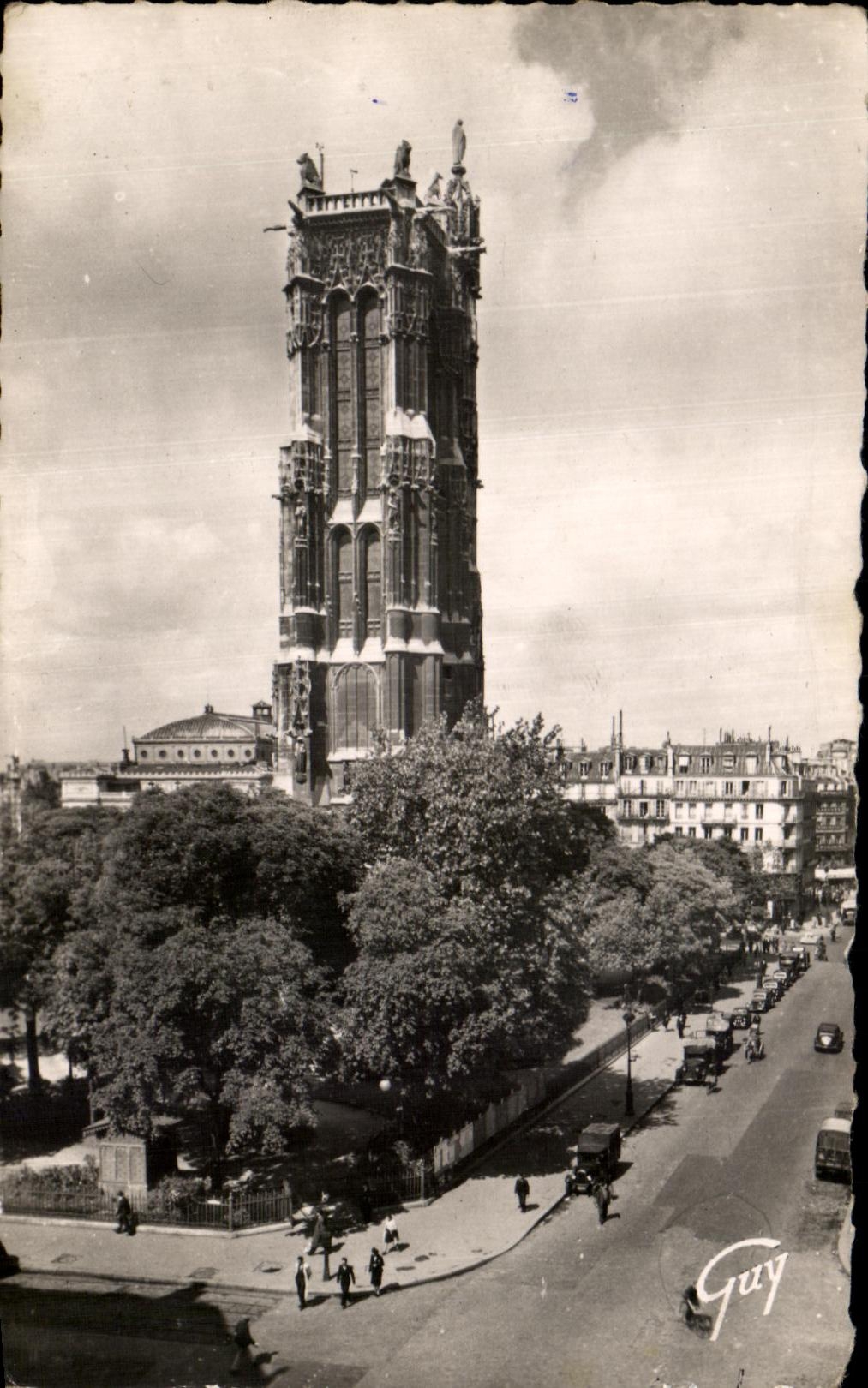 CPA Paris Et Ses Merveilles La tour Saint Jacques ex clocher de I'eglise