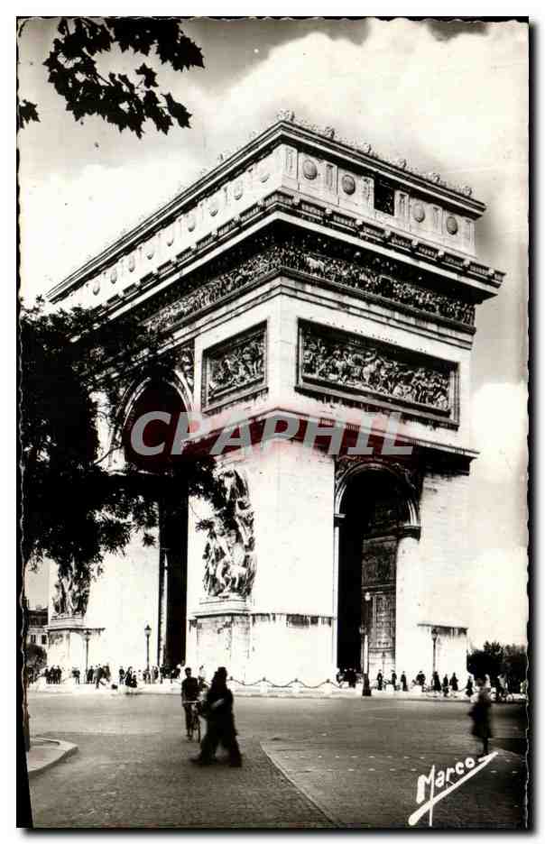 CPA Notre Paris L'Arc de Triomphe Place de I'Etoile