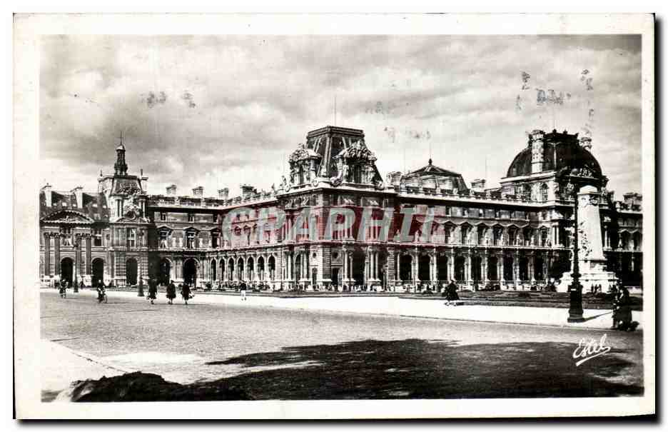 CPA Paris La Palais Du Louvre