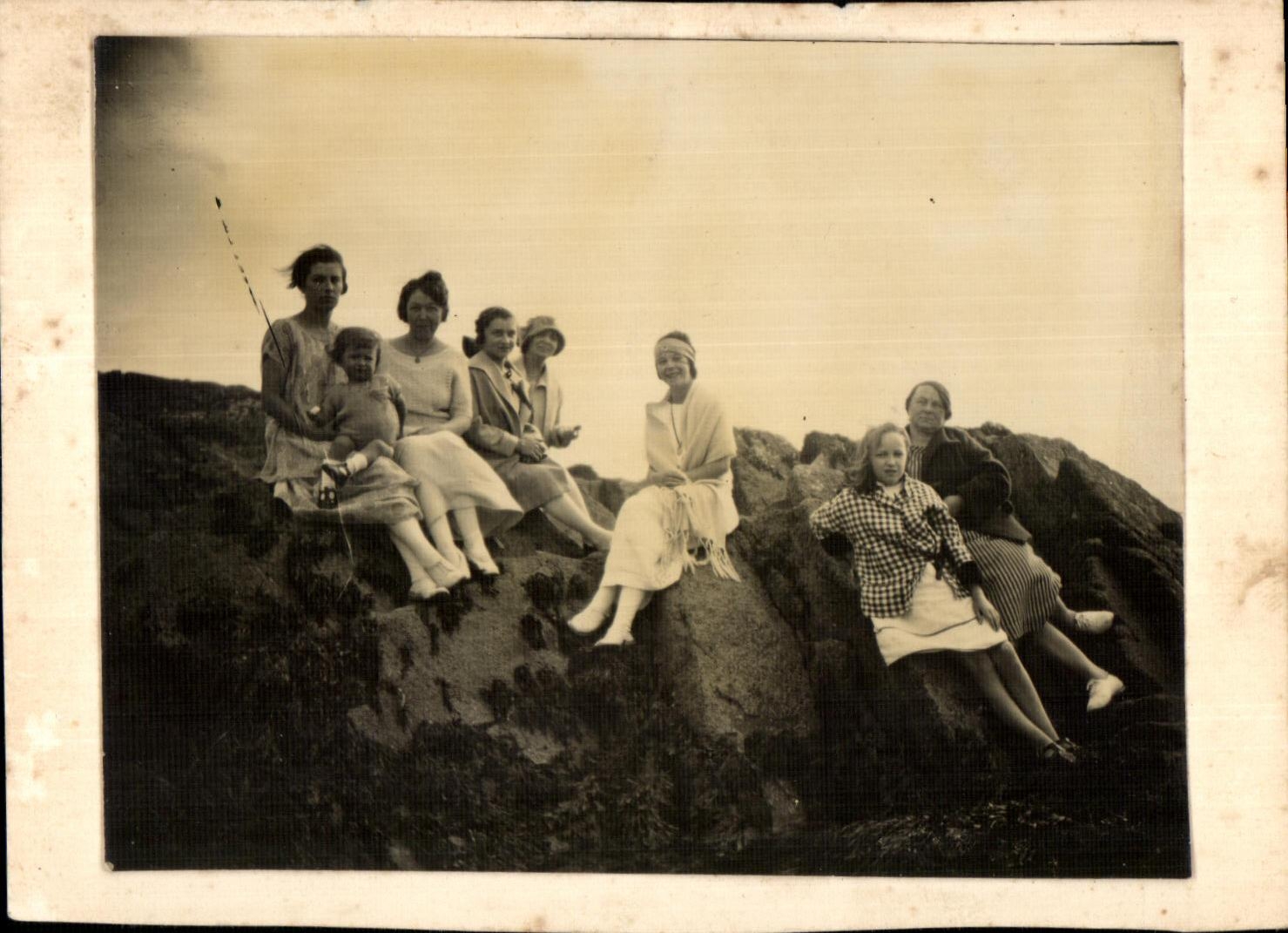 Photo famille a la plage 
