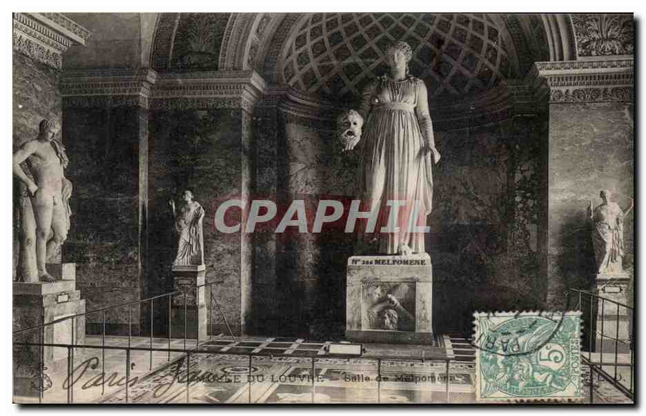 CPA Musee Du Louvre Salle de Melpomene Paris