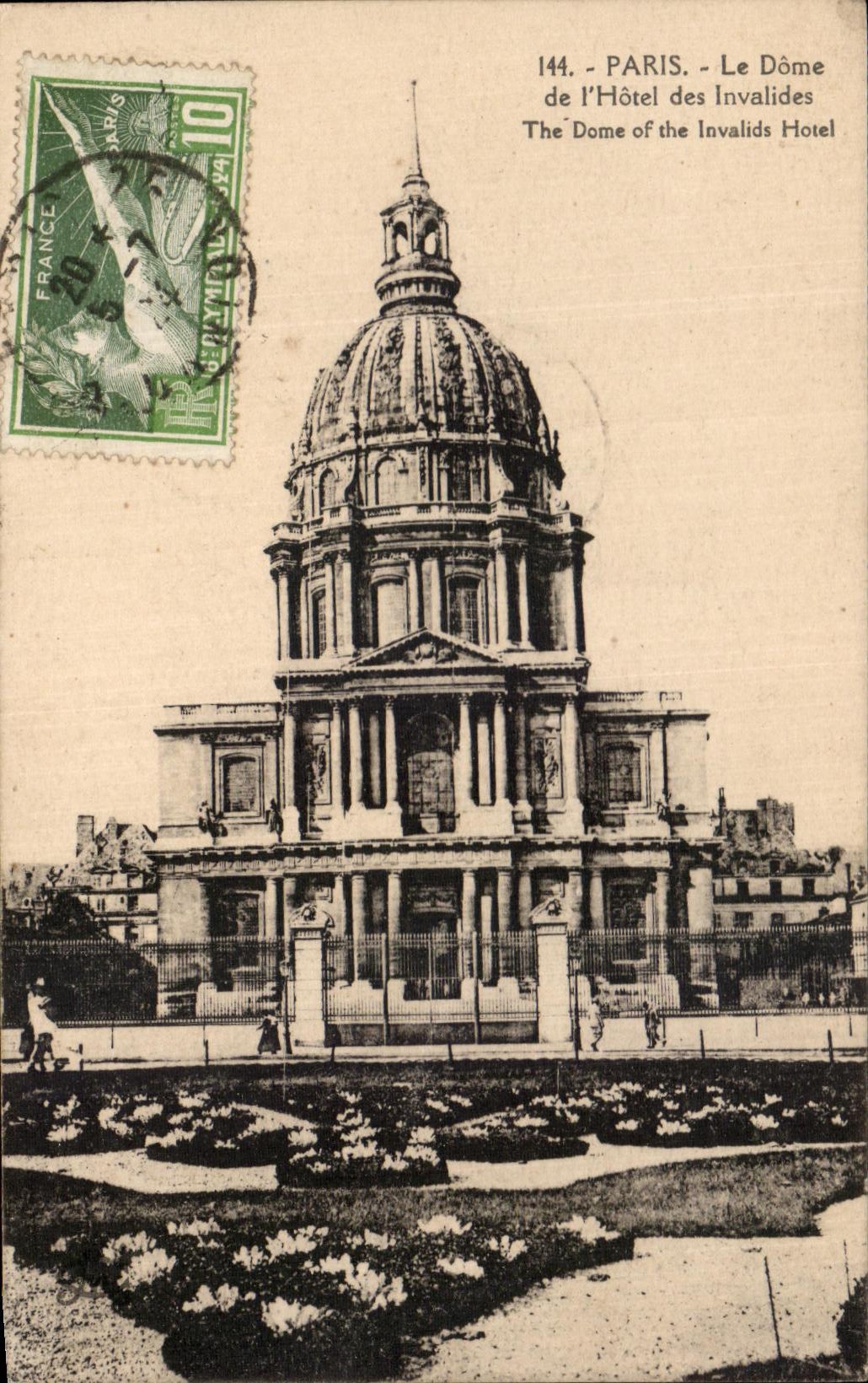 CPA Paris Le Dome De l'Hotel des Invalides