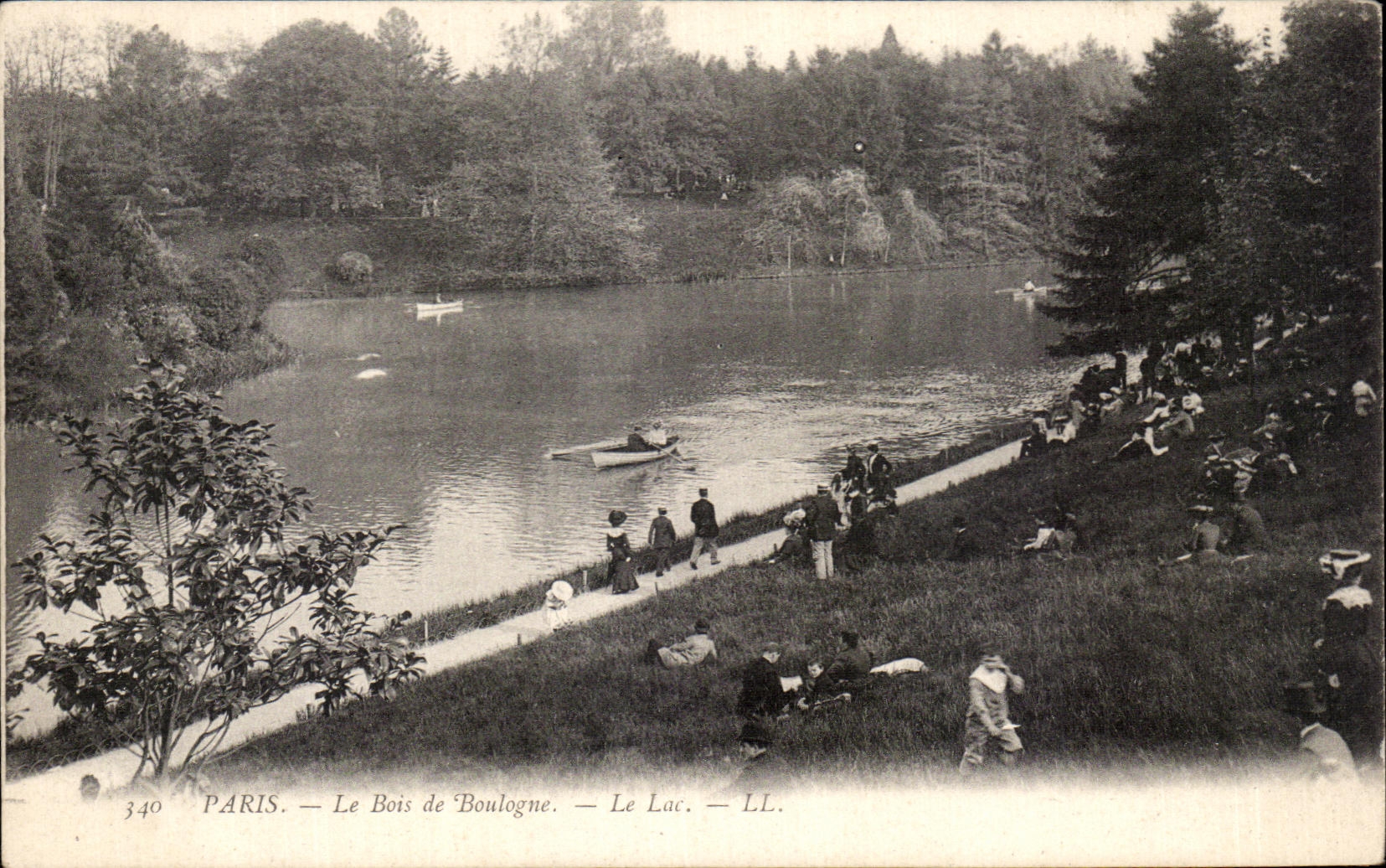 CPA Paris Le Bois de Boulogne Le Lac