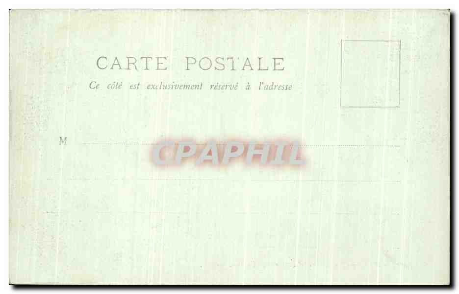 CPA Paris Le Bois de Boulogne Le Lac — Verso