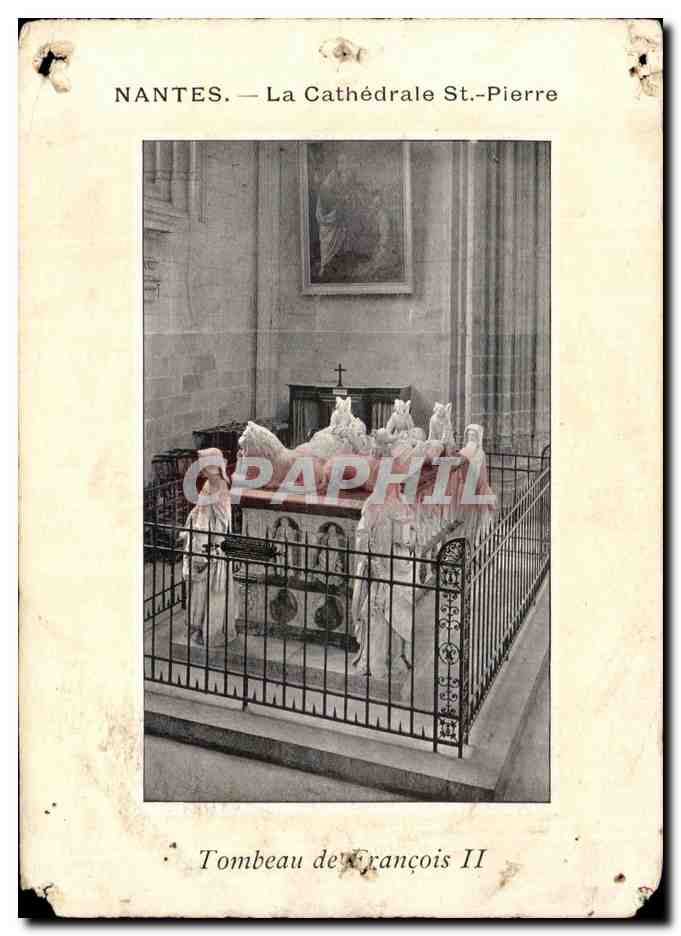 CPA Nantes La Cathodrale St Pierre tombeau de Francois II