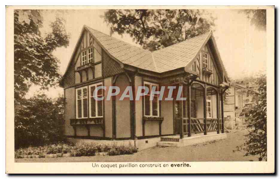 CPA Un Coquet Pavillon Construit en Everite