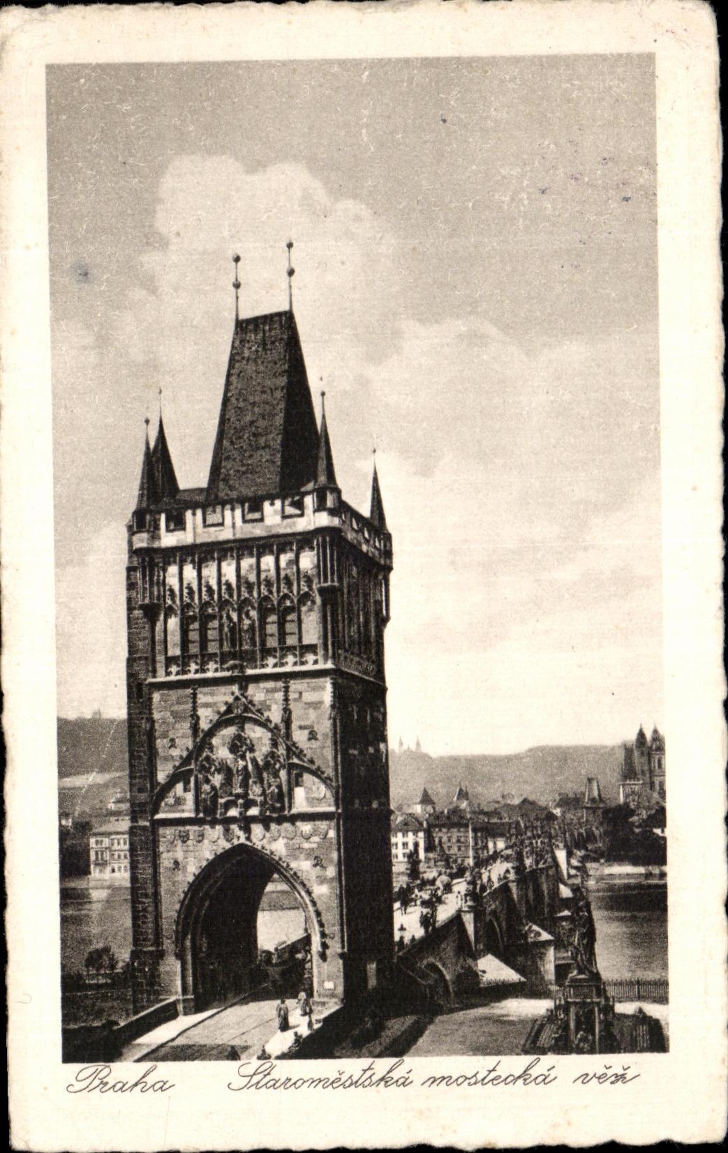 Praha — Střešovická mostecká věž — éditeur inconnu