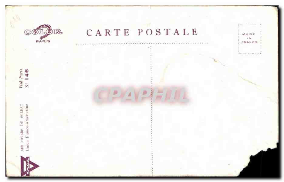 L'Automne — scène forestière avec étang — éditeur COLOR, Paris, N° 146 — Achterkant
