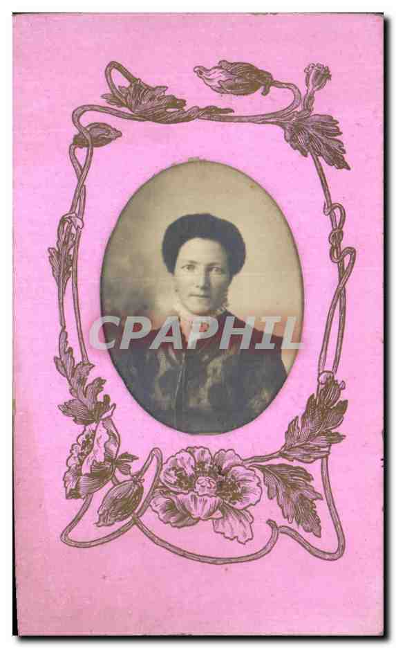 Carte Photo Folklore FEmme