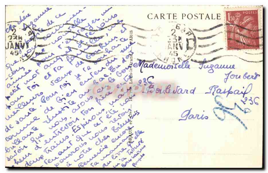 CPA Celui Qui Boira De l'Eau Que je lui Donnerai N'aura Jamais Soif et  — Rückseite