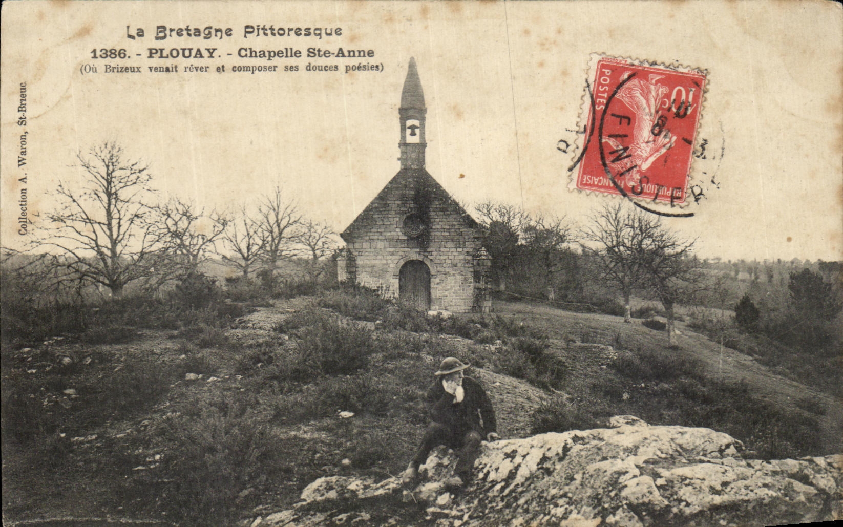 CPA La Bretagne Pittoresque Plouay Chapelle Ste Anne