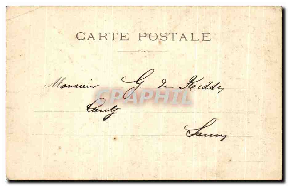 CPA Poste — Rückseite