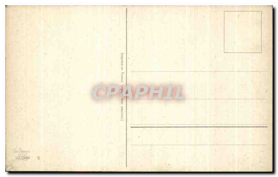 CPA Paysage  — Rückseite