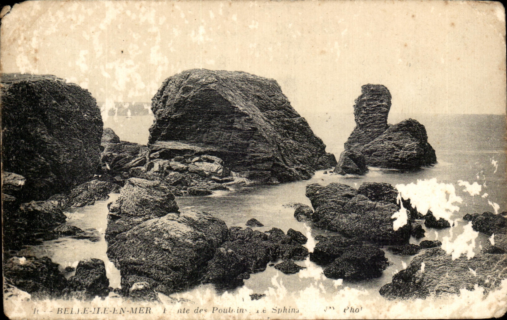 Belle-Île-en-Mer — Pointe des Poulinains, Le Sphinx — Photo