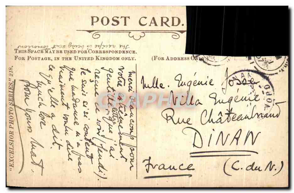 CPA Wellington's Statue and London — Verso
