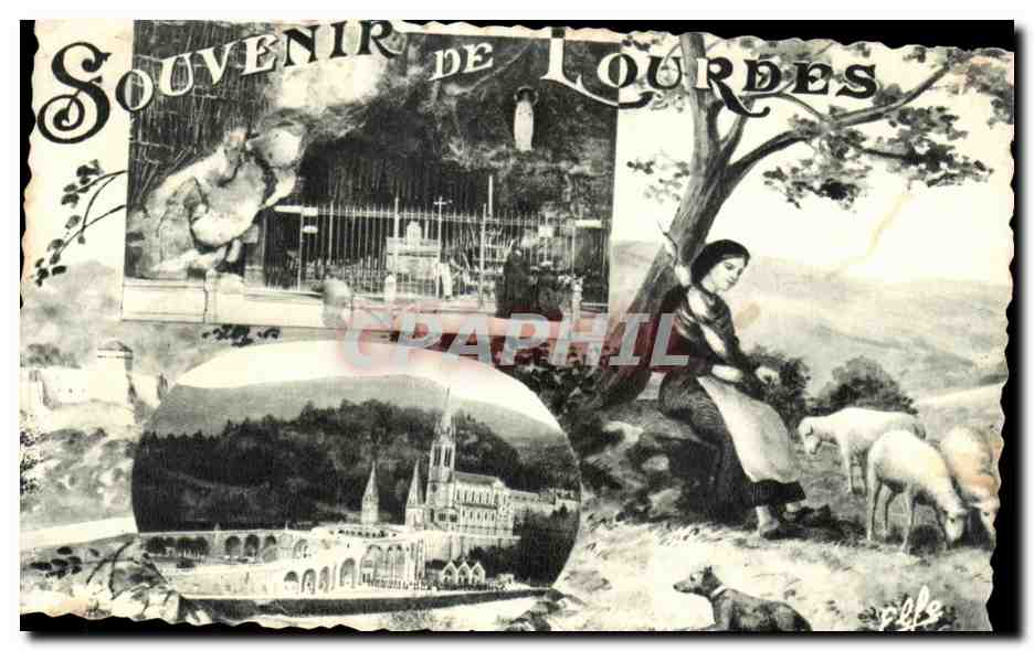 CPA Souvenir De Lourdes