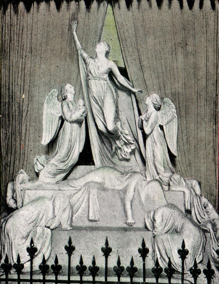 CPA Princess Charlottes Cenotaph St Georges chapel Windsor Castle