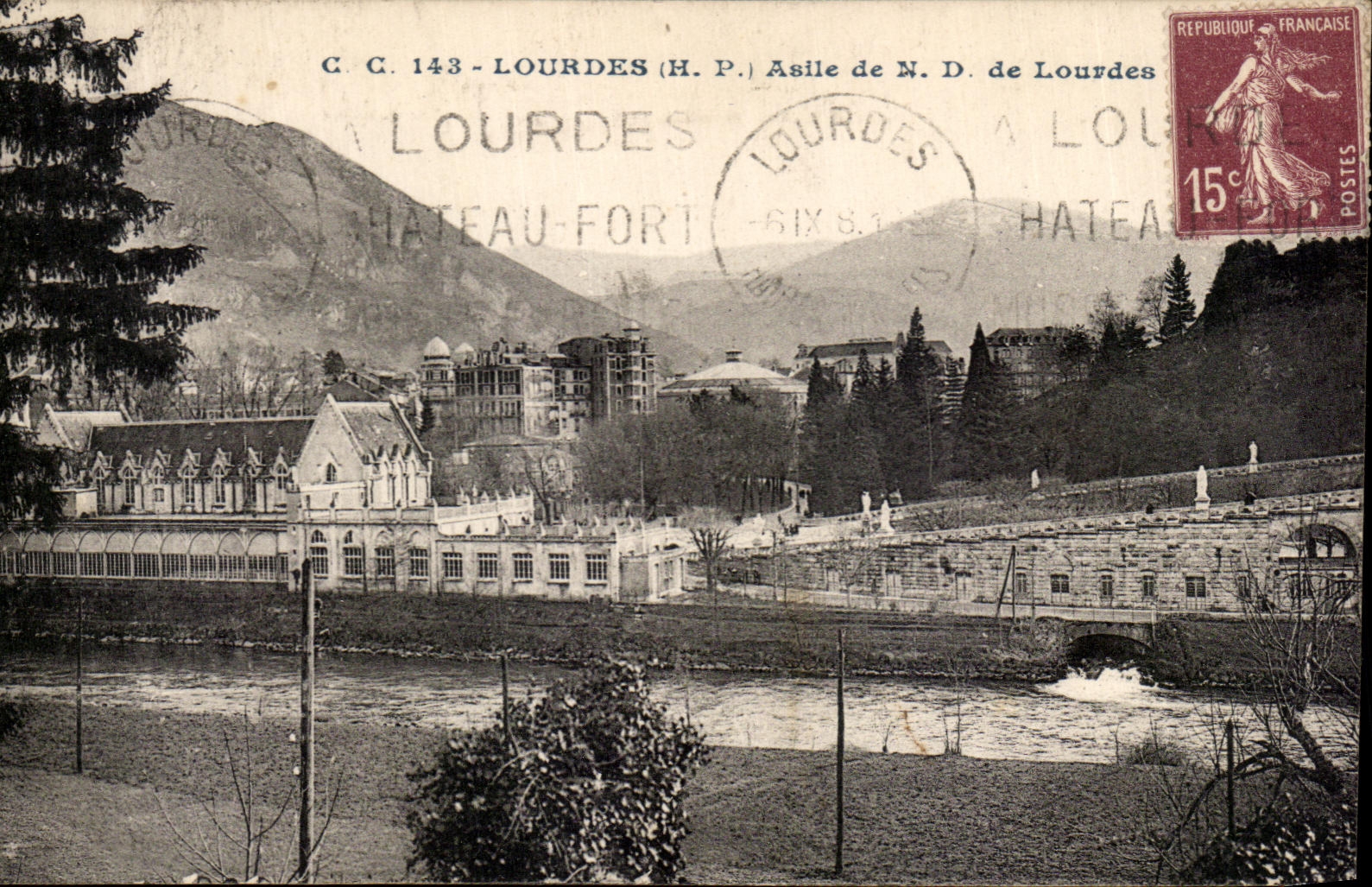 CPA Lourdes Asile de ND de Lourdes 
