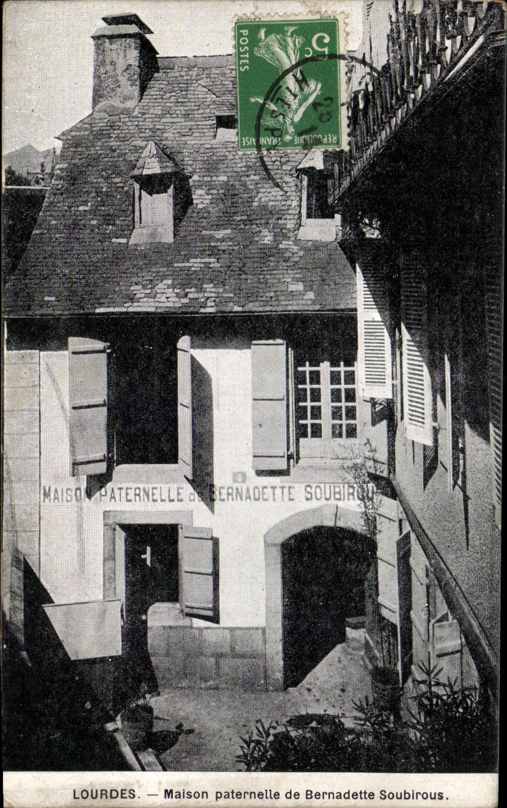 CPA Lourdes Maison paternelle de Bernadette Soubirous