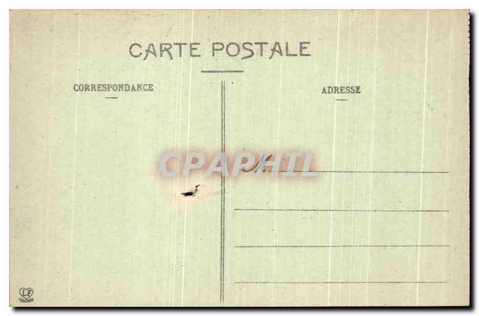 CPA lourdes L'apparition — Verso