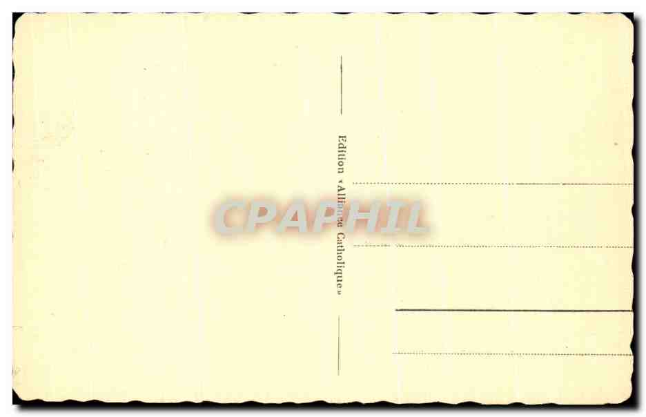 CPA Lourdes La Vallee et le Gave — Verso