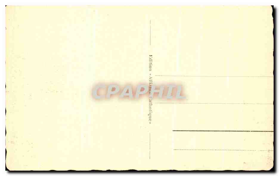 CPA Lourdes la Chute du Gave — Verso
