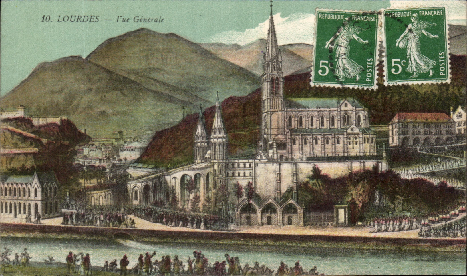 CPA Lourdes Vue Generale