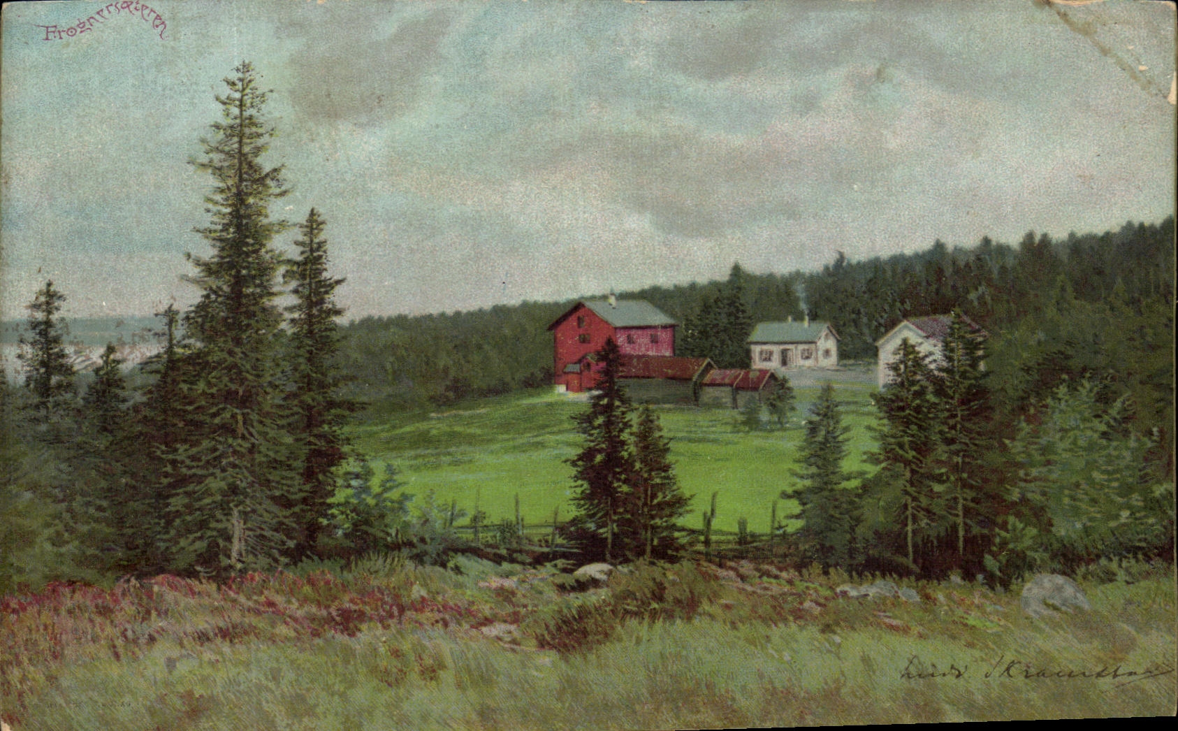 CPA Paysage dans la nature 