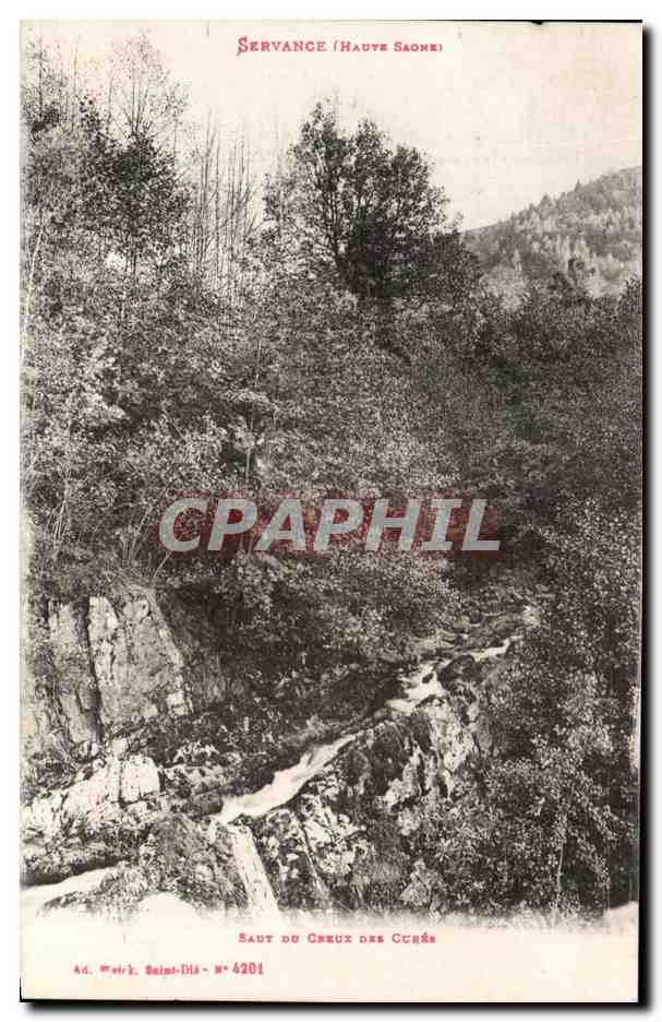 CPA Saut Du Creux Des Cures Servance 