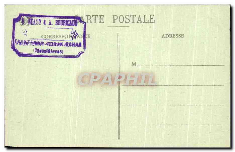 CPA Saut Du Creux Des Cures Servance  — Rückseite